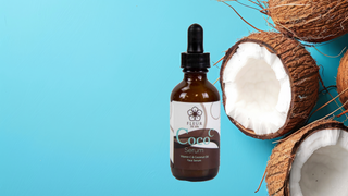 Fleur De Spa Coco C Anti Aging face serum for smooth healthy skin with Coconut oil, Vitamin C, Jojoba, shea butter