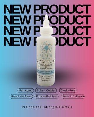 Cuticle Cure from Fleur De Spa is a professional-strength cuticle softener and remover designed to restore hydration and promote healthy, radiant nails.
Formulated with the exclusive Fleur Complex — a nourishing blend of Aloe Vera, Shea Butter, Pomegranate, Chamomile, and Vitamin E