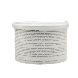 Fleur De Spa Hair Removal Wax. Soft depilatory waxing can for leg, arms, back, chest wax for smooth skin. Best strip wax for use with muslin strips. 