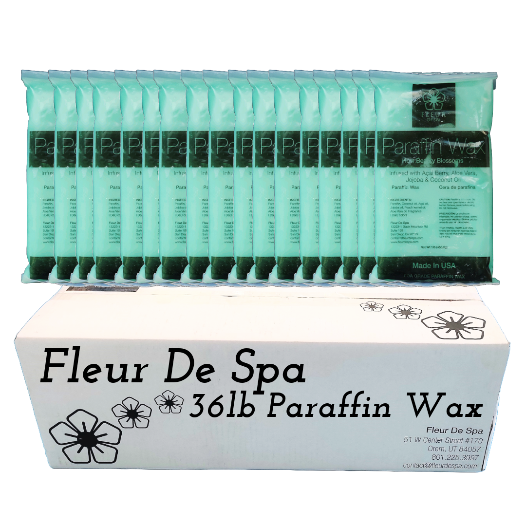 Paraffin Wax refills made in USA Fleur De Spa for Hands and Feet Paraffin Wax refills made in USA Fleur De Spa for Hands and Feet
