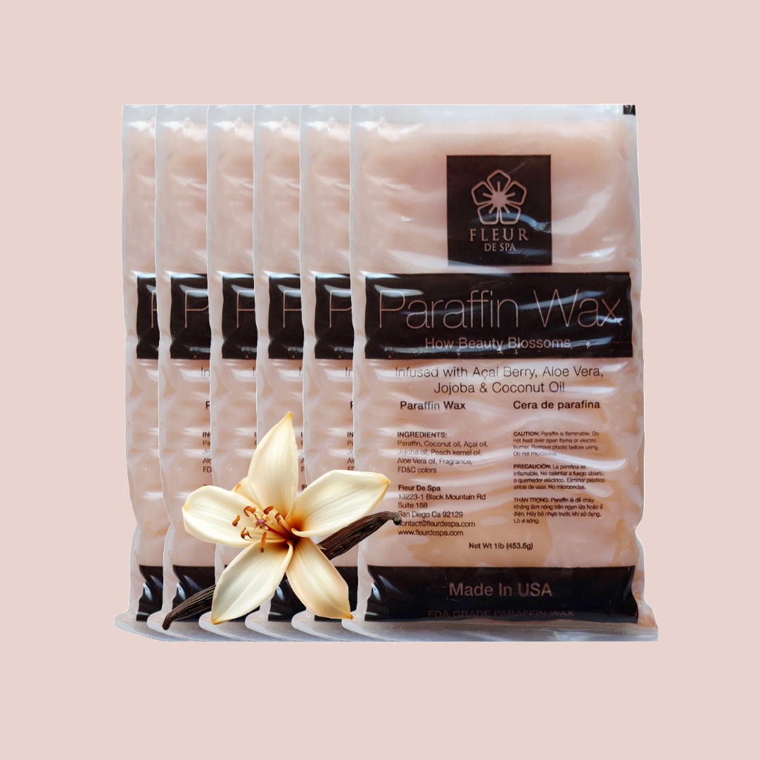Paraffin Wax refills made in USA Fleur De Spa for Hands and Feet Paraffin Wax refills made in USA Fleur De Spa for Hands and Feet