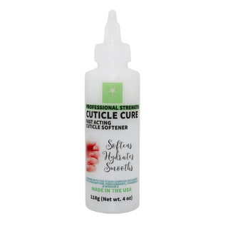 Cuticle softener by fleur de spa cuticle remover for manicure pedicure at home spa treatment diy nail health skin care made in usa product lotion to hydrate and moisturize nail bed professional strength formula