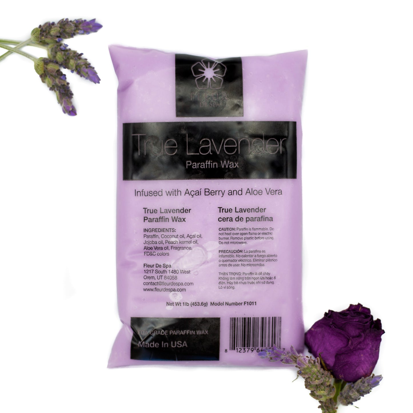 Paraffin Wax Refill from Fleur De Spa - USA made Paraffin for hands and feet.